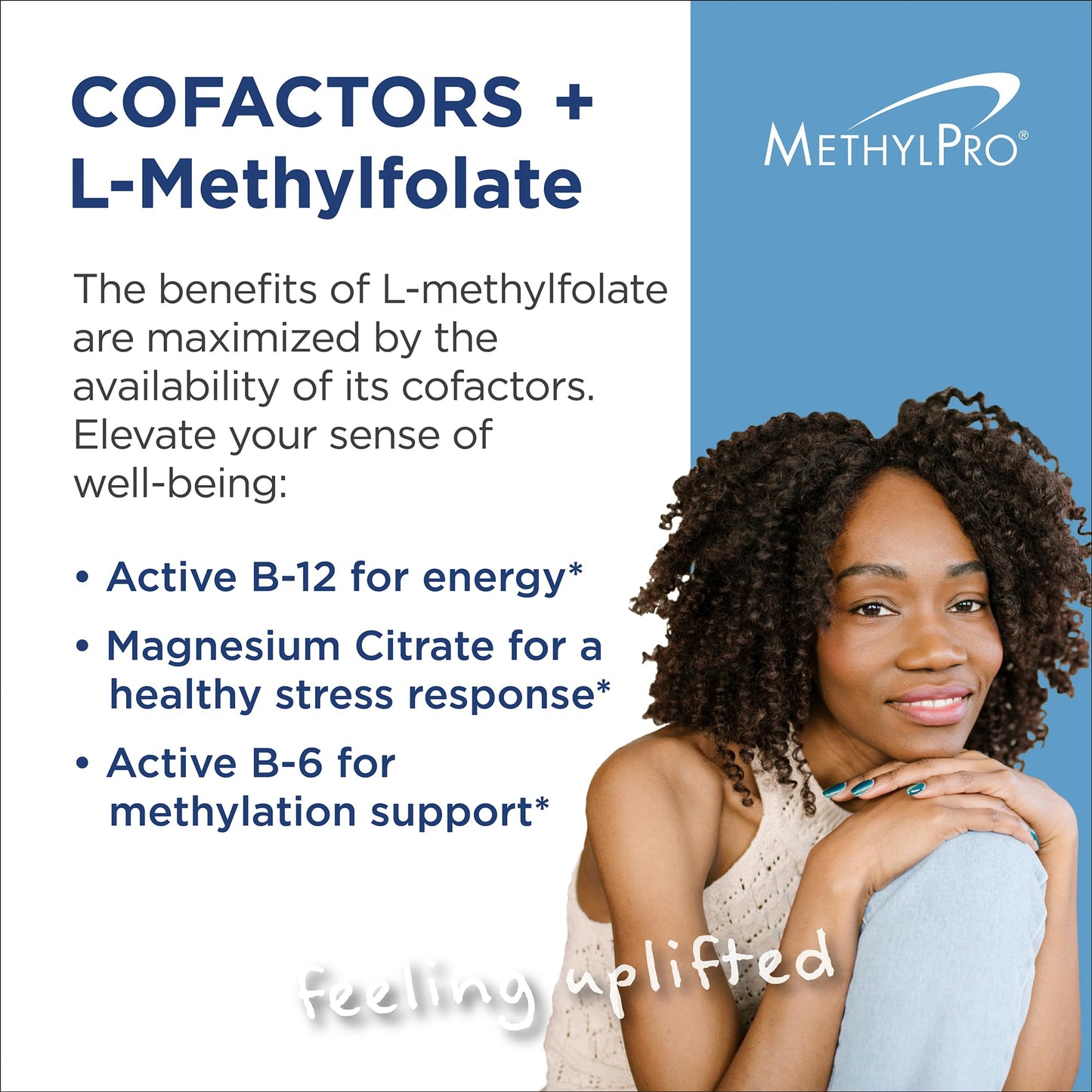 MethylPro L-Methylfolate 15 mg + Cofactors – 5-MTHF with B6 & B12 (30 Capsules)