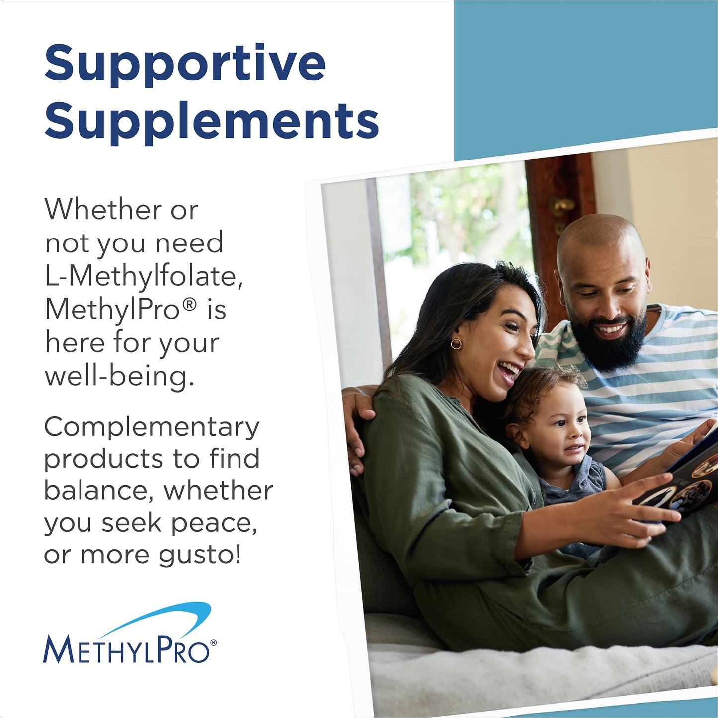 MethylPro L-Methylfolate 15 mg + Cofactors – 5-MTHF with B6 & B12 (30 Capsules)