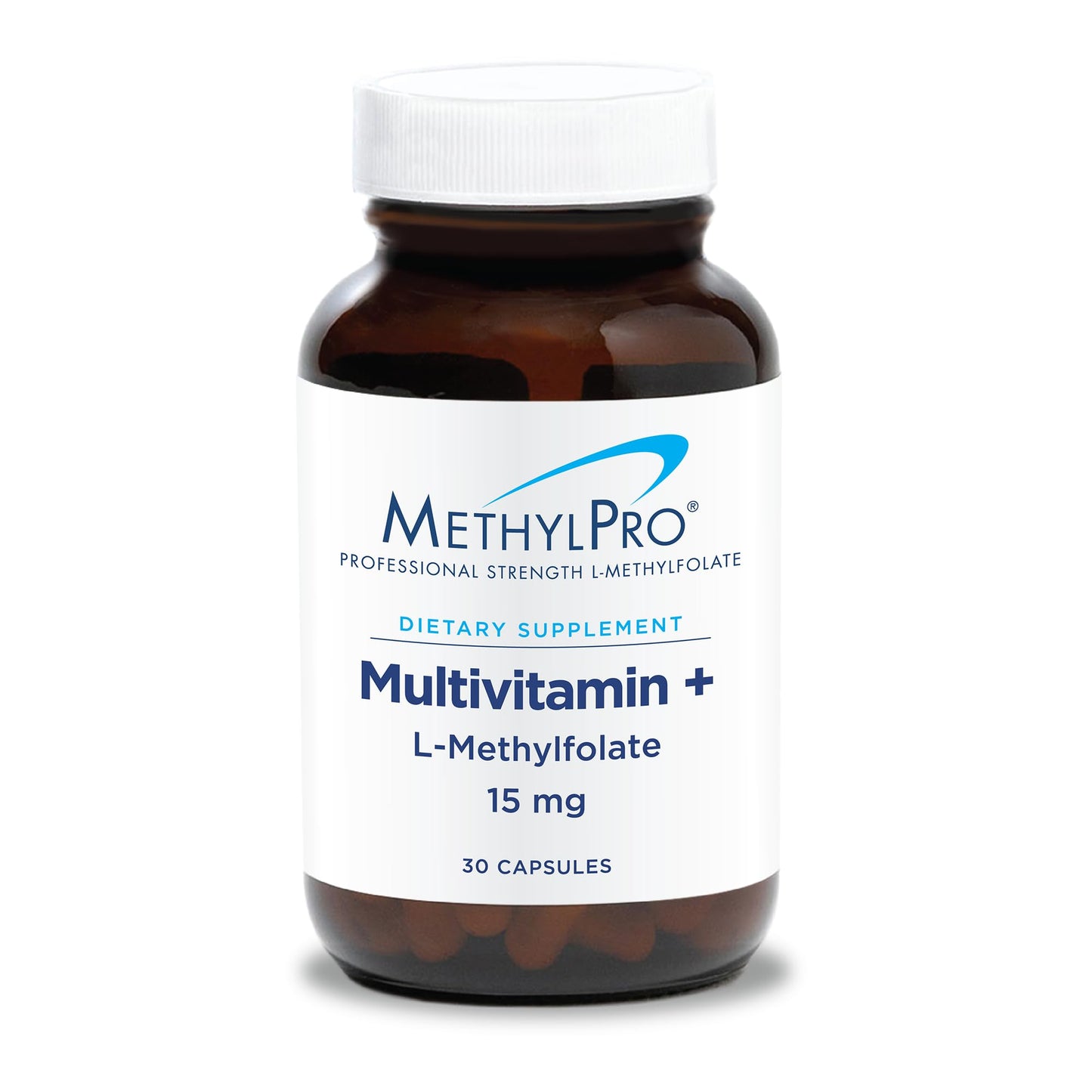 MethylPro Multivitamin + 15 mg Methylfolate – Iron-Free Multivitamin, 30 Capsules
