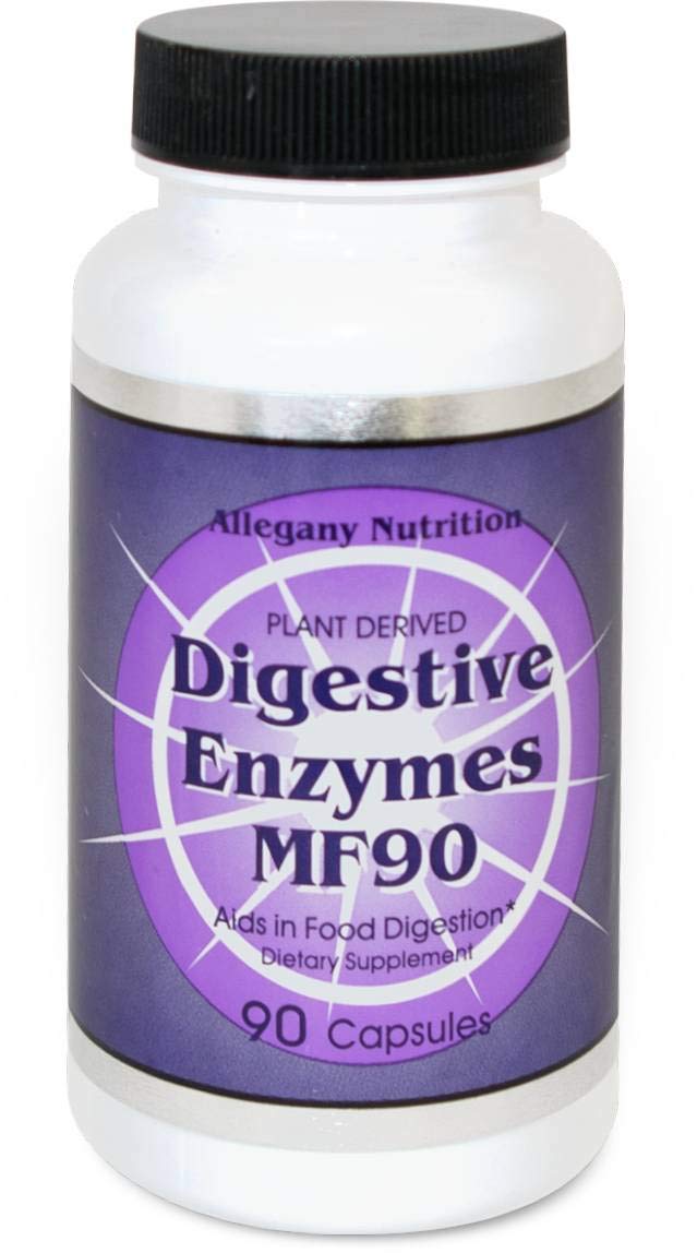 MF90 Digestive Enzymes | Full Spectrum Plant-Derived Enzymes | Made in USA