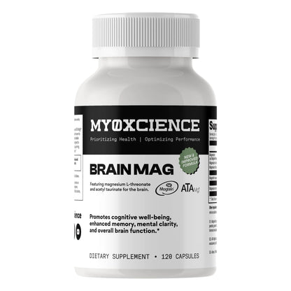Magnesium L-Threonate + ATA Mag + Magnesium Glycinate | Cognitive Support, Memory & Mental Clarity | 120 Capsules
