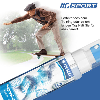 MgSport Magnesium Oil Spray – 250 ml | Dead Sea Magnesium Chloride, High Absorption