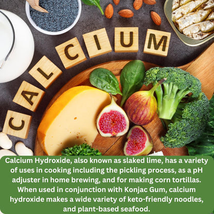 mGanna 100% Natural Calcium Hydroxide Powder - Food & Cosmetics (227 GMS)