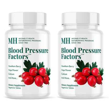 MICHAEL'S Blood Pressure Factors - Naturopathic Program (60 TB, 2 Pack) | Fluid Balance Support | Kosher
