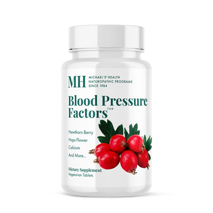 Michael's Blood Pressure Factors – 180 Vegetarian Tablets | Fluid Balance Support, Kosher & Gluten-Free