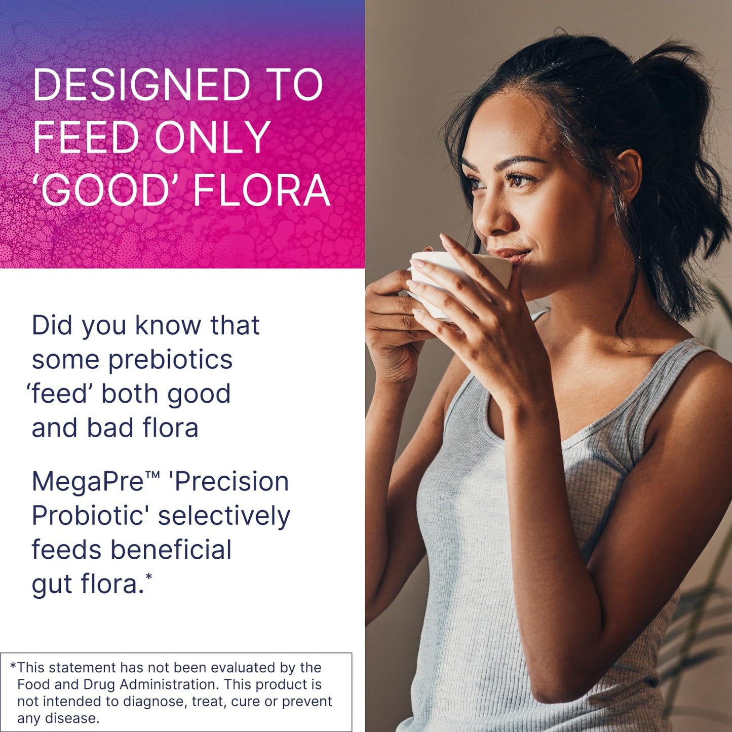 Microbiome Labs MegaPre Prebiotic Fiber Supplement in Vegetable Capsules – Clinically Tested Oligosaccharides for Microbial Diversity (180 Capsules)