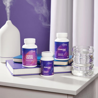 Microbiome Labs Zenbiome COPE – Probiotic Mood Support with 1714 Probiotic, B6, B12 & Saffron
