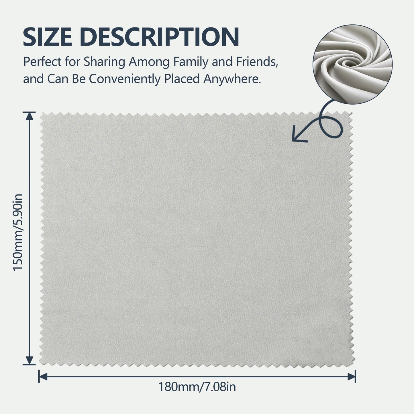 30 Pack Microfiber Cleaning Cloths – Glasses, Screens, Cameras, 7x6 in, Black & Gray, Reusable
