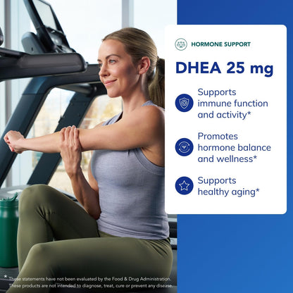 Pure Encapsulations DHEA 25 mg – Micronized DHEA for Immunity, Hormone Balance (180 Capsules)
