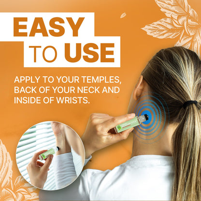 MIGRASTIL Migraine Stick with Magnesium – Cooling Peppermint & Eucalyptus, 10 ml, Made in USA