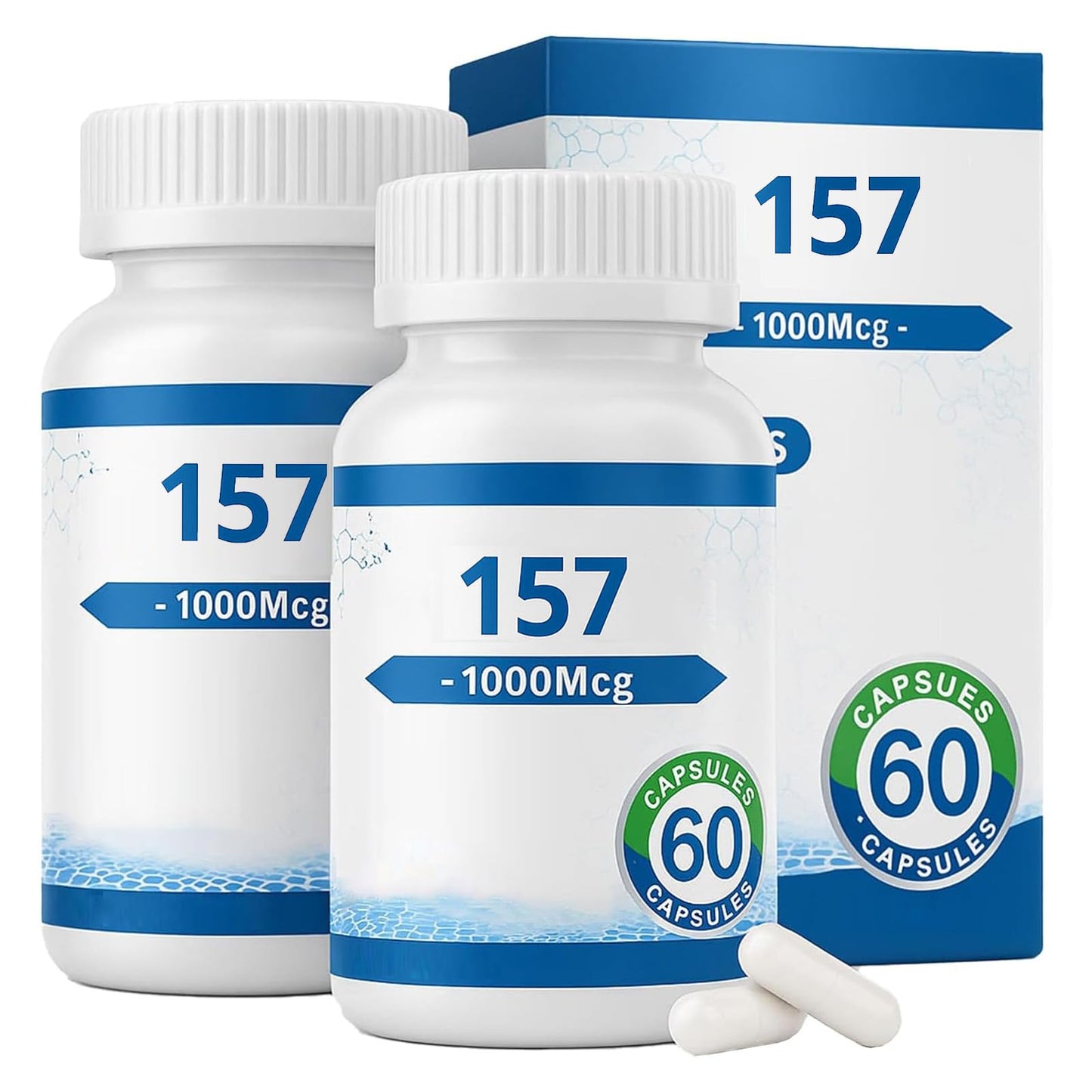 MILIZHIWU 157 Non-GMO Gluten Free – 2-Bottle Bundle (120 capsules per bottle)