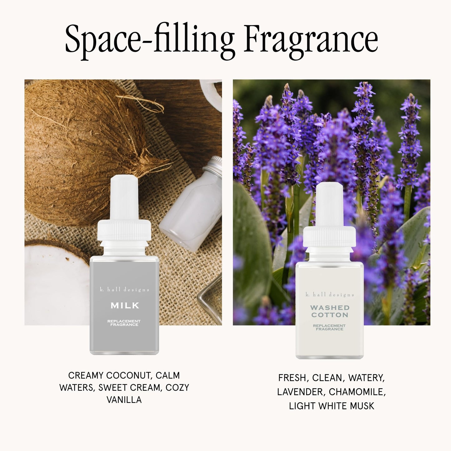 Pura Smart Home Fragrance Device Starter Set – Pura 4 with Milk & Cotton Refills