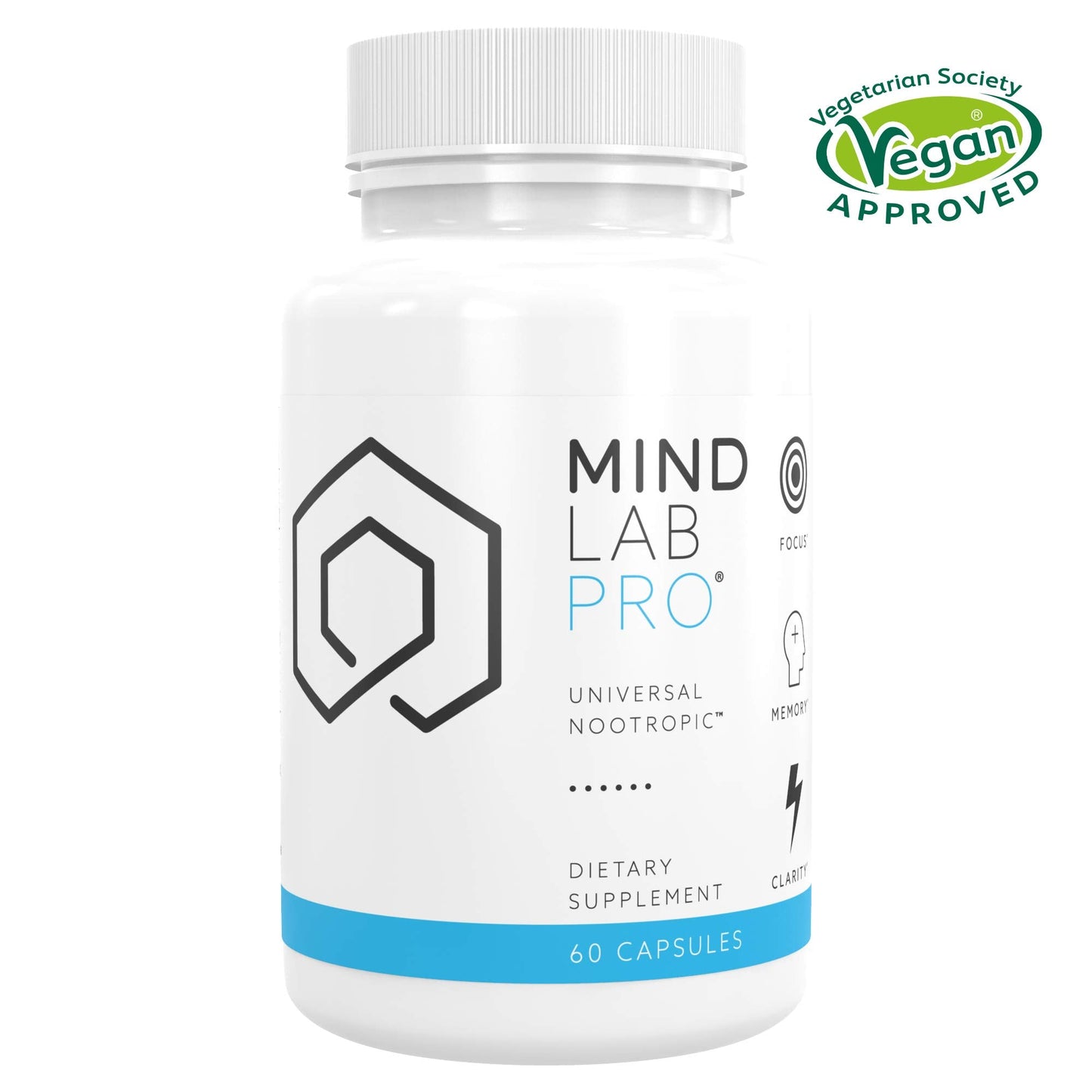 Mind Lab Pro MLP v4 Universal Nootropic – Focus, Memory, Clarity, Energy – 60 Count, Plant-Based, Made in USA