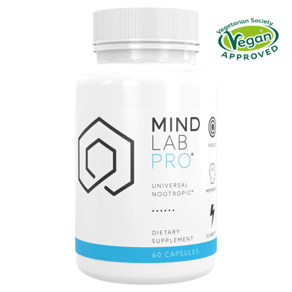 Mind Lab Pro MLP v4 Universal Nootropic – Focus, Memory, Clarity, Energy – 60 Count, Plant-Based, Made in USA