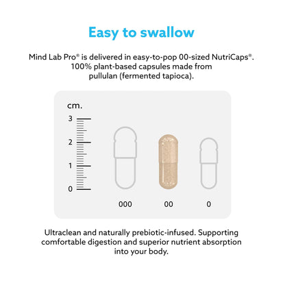 Mind Lab Pro MLP v4 Universal Nootropic – Focus, Memory, Clarity, Energy – 60 Count, Plant-Based, Made in USA