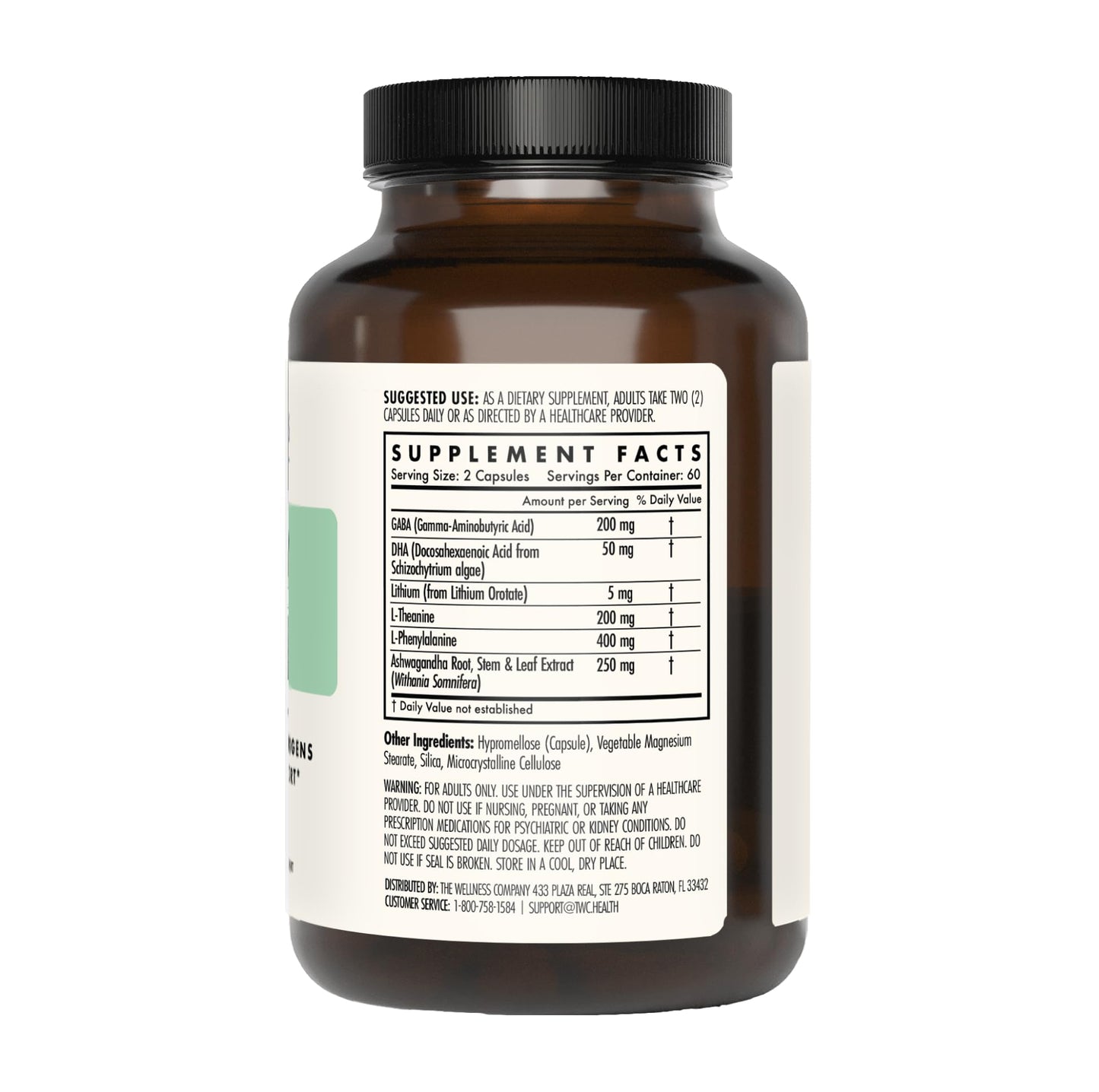Mind Lift by The Wellness Company — Mood Support, Focus & Cognitive Health | 120 capsules