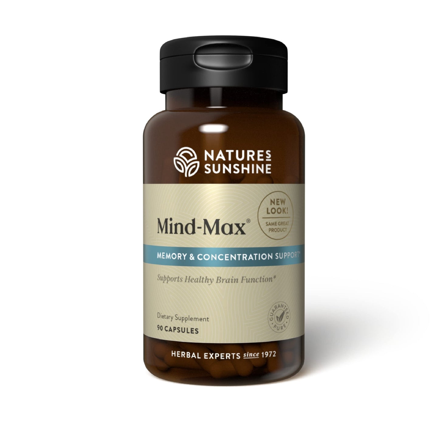 Nature's Sunshine Mind-Max 90 Capsules | Brain Support & Circulation
