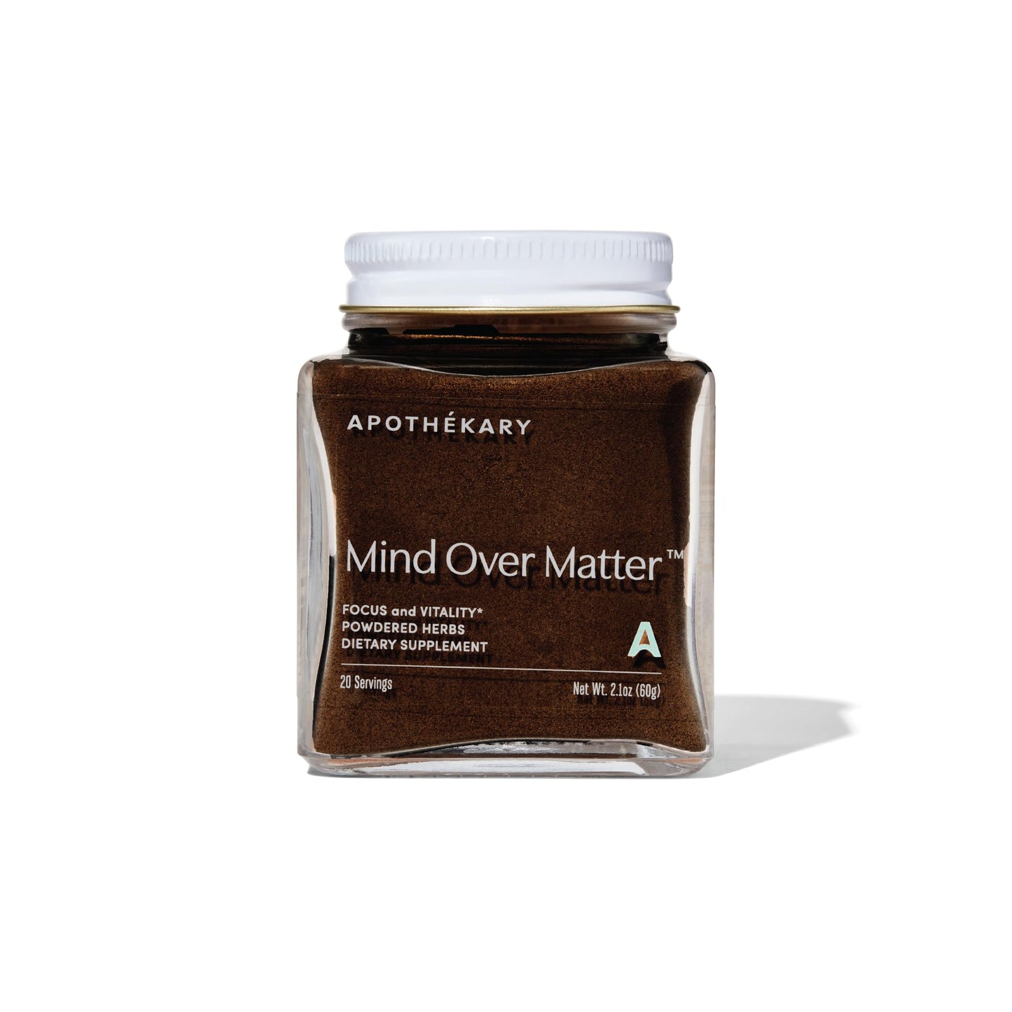 Apothékary Mind Over Matter: Cognitive Support Mushroom Powder – Memory & Focus, Caffeine-Free, Vegan