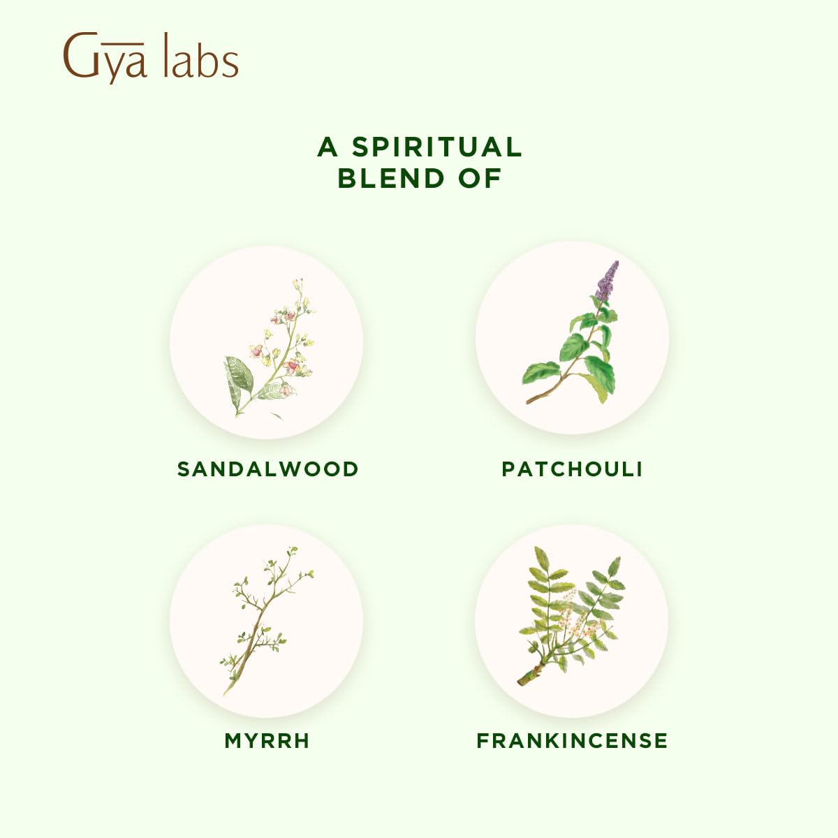 Gya Labs Mindful Meditation Essential Oil Blend - 100% Pure & Undiluted (0.34 Fl Oz)