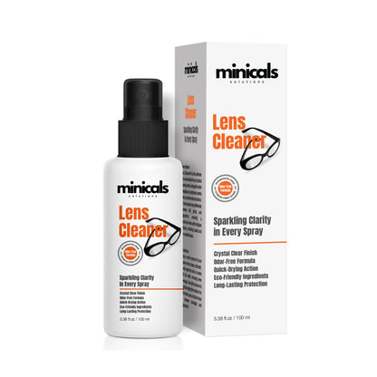MINICALS Eyeglass Cleaner Spray with Microfiber Cloth | Compact Lens Cleaner Kit