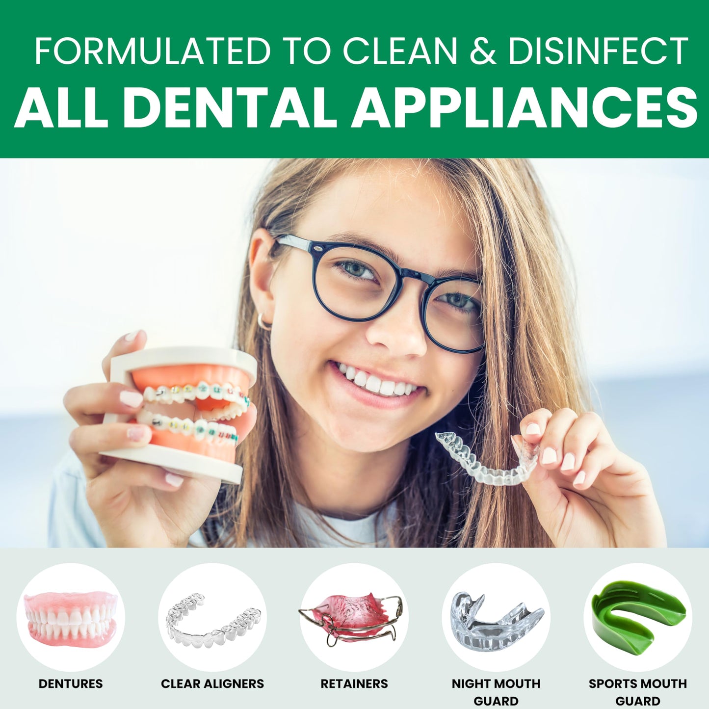 Pro Tech Retainer Cleaner – 180-220 Cleanings (0.17/Cleaning) – 22 Pack