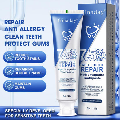 7.5% Nano Hydroxyapatite Toothpaste – Enamel Protection and Tooth Strengthening (Fresh Mint)