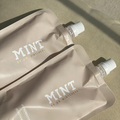 Mint Mouthwash Refill - Whitening & Gum Care, 0.1% Hydrogen Peroxide, Alcohol-Free, Melon