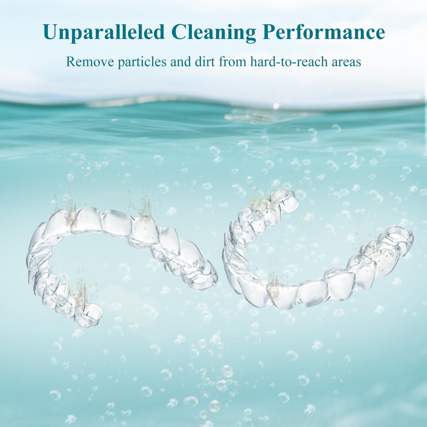 Minthouz Ultrasonic Retainer Cleaner – 200ml, 48kHz Cleaning for Dentures & Aligners