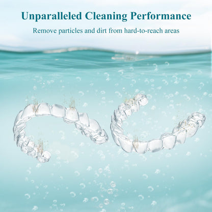 Minthouz Ultrasonic Retainer Cleaner – 200ml, 48kHz Cleaning for Dentures & Aligners