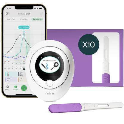 Mira Max Fertility Monitor & Ovulation Test Kit | 7x More Accurate At-Home Hormone Tracker