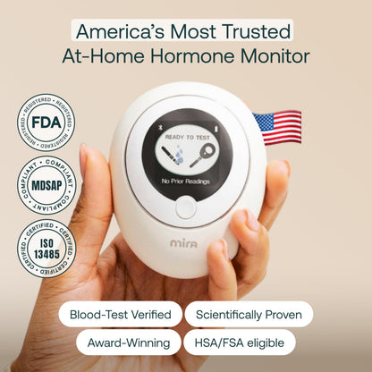 Mira Max Fertility Monitor & Ovulation Kit – At-Home LH, E3G & PdG Tracker (7x More Accurate)
