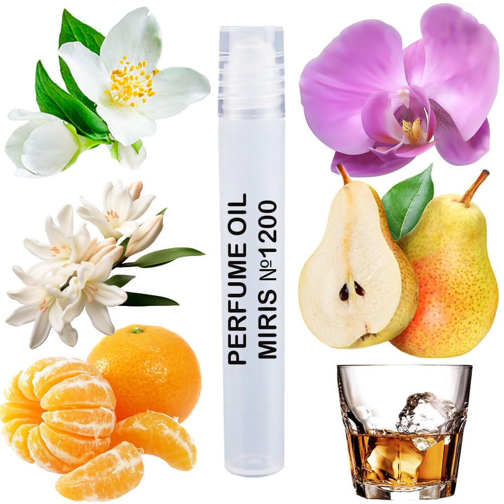 MIRIS No. 1200 — Inspired by Pure Aphrodisiaque, Long-Lasting Roll-On Perfume Oil for Women (0.34 Fl Oz / 10 ml)