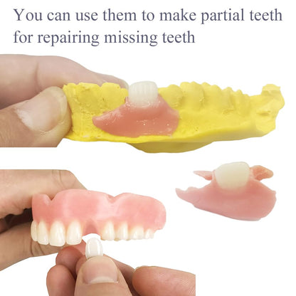 Missing Teeth Repair Kit - DIY Denture Parts at Home | Denture Material Kit