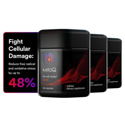 MitoQ Pure: Advanced Mitochondria Supplement for Energy, Vitality & Healthy Aging