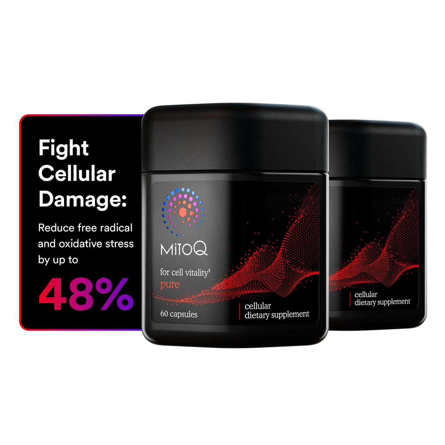 MitoQ Pure Advanced Mitochondria Supplement | Superior Bioavailability for Energy, Aging & Vitality