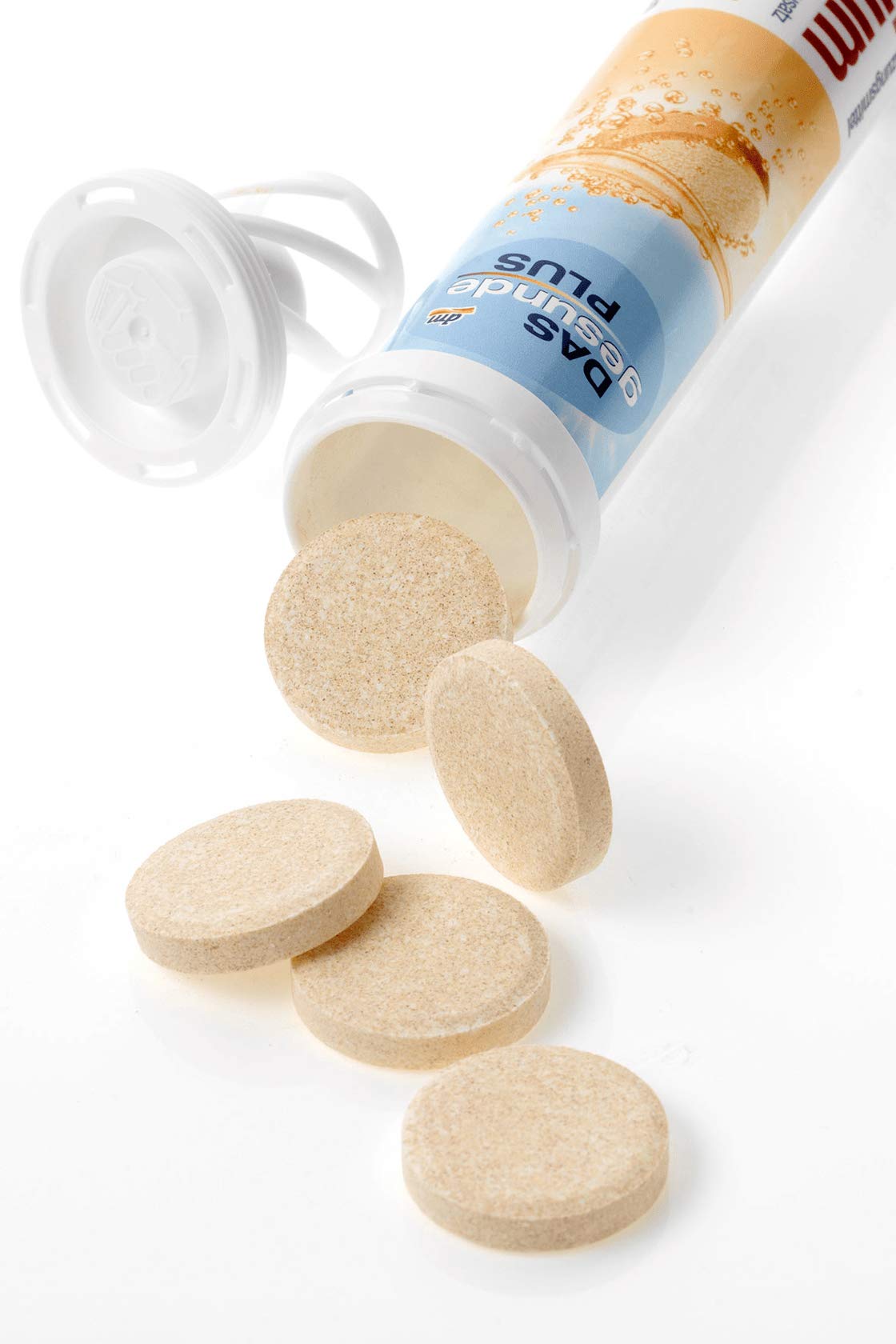 Mivolis Calcium Effervescent Tablets - 8 Tubes x 20 Pcs | Dietary Supplements Germany
