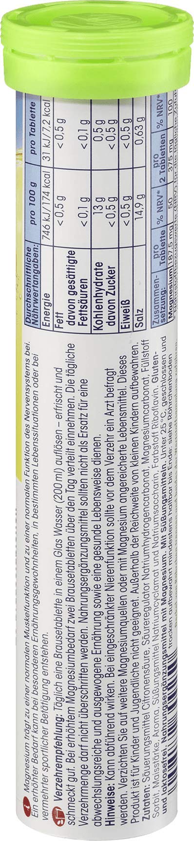 Mivolis Magnesium Effervescent Tablets - Dietary Supplements 8 Tubes x 20 pcs | Germany