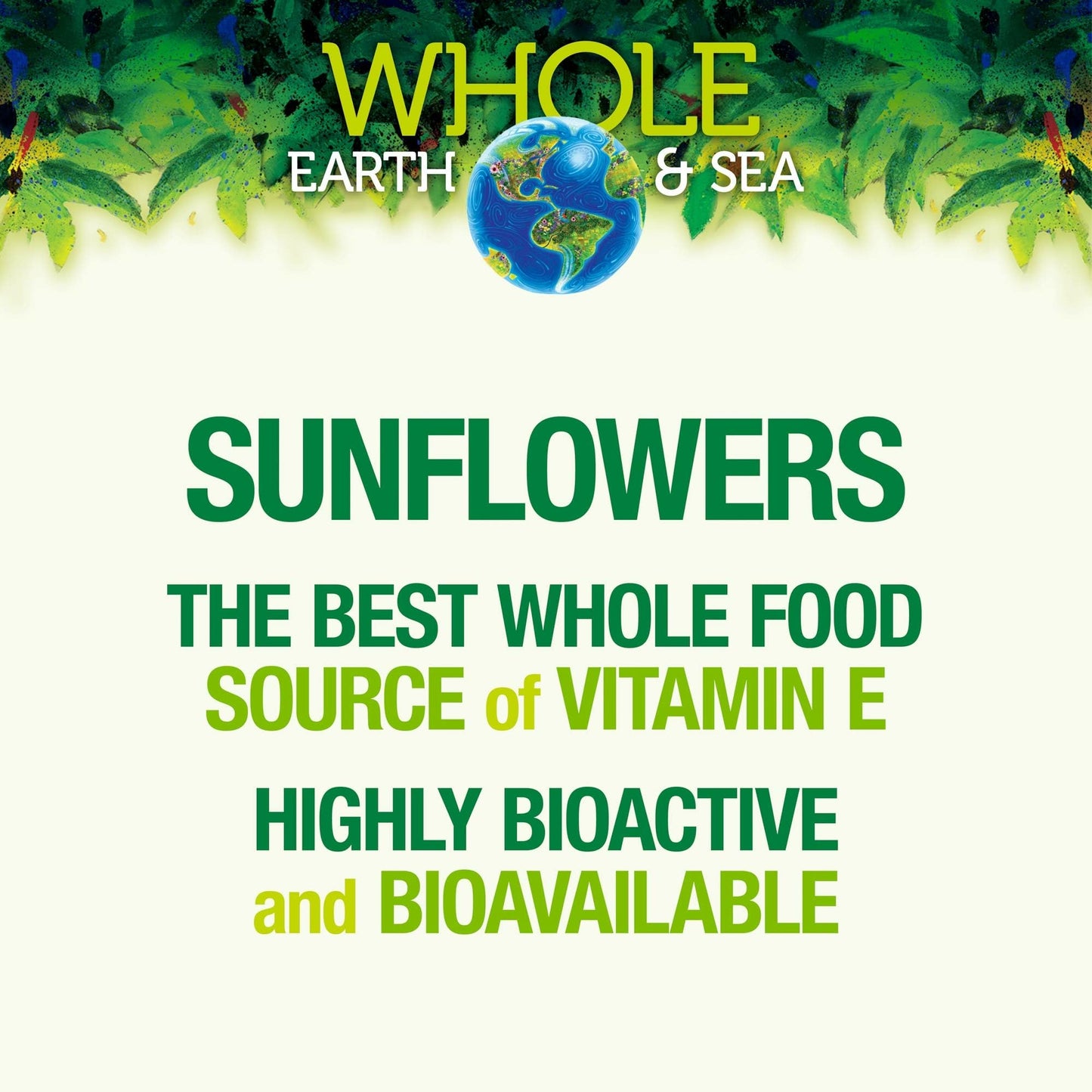 Whole Earth & Sea Sunflower Vitamin E - Whole Food Supplement | Natural Factors