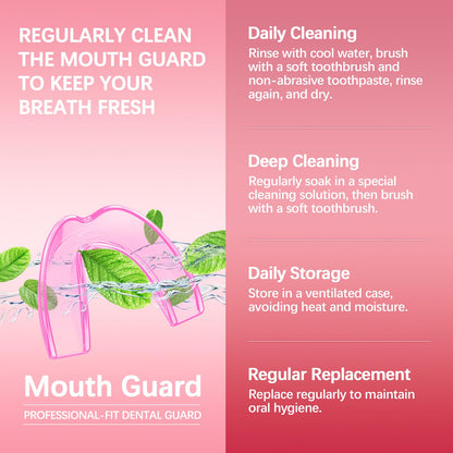 Mktoohzz Mouth Guard for Teeth Grinding – 6 Pack, One Size, Night Guard for Sleeping