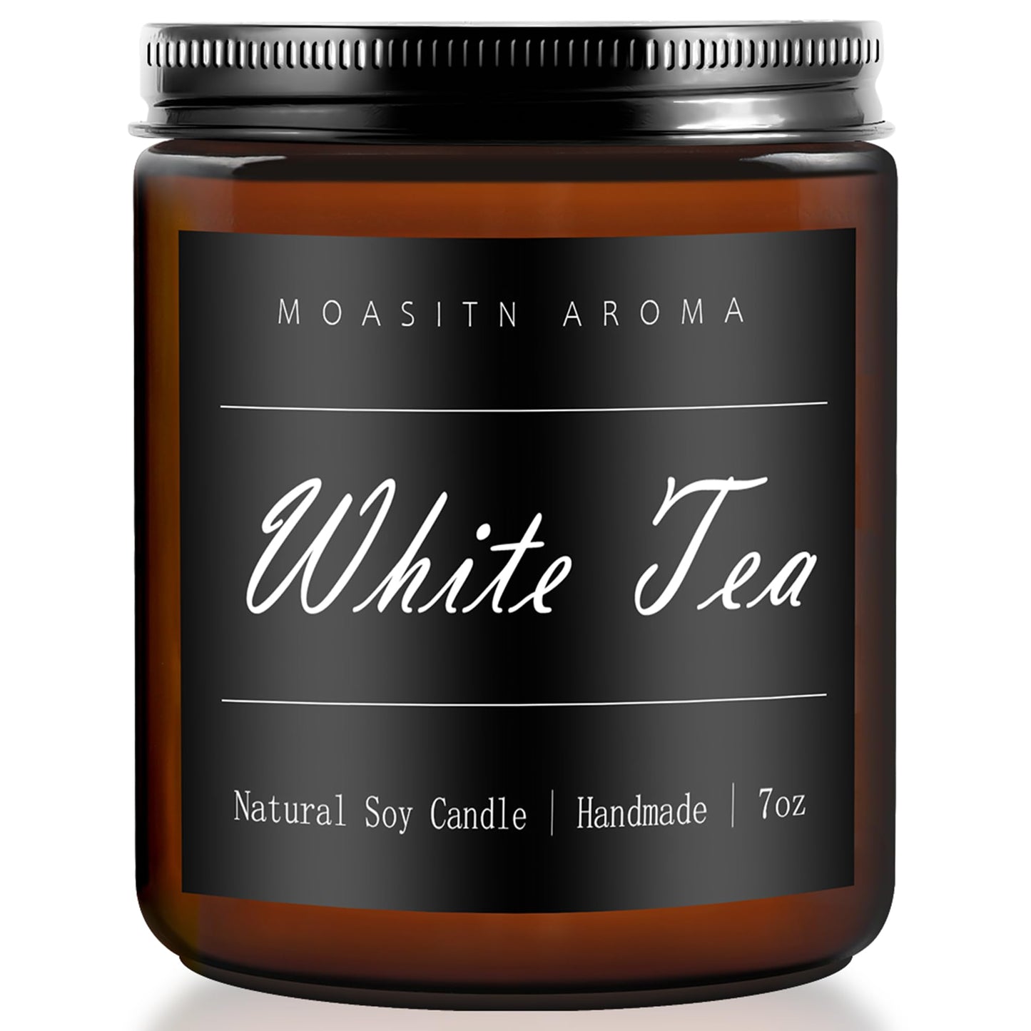 MOASITN White Tea Scented Candle – Natural Soy Aromatherapy, 7oz