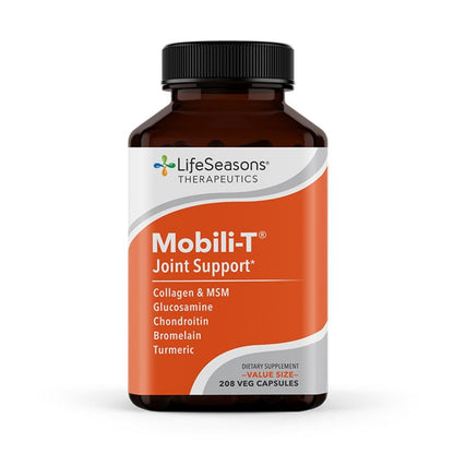 LifeSeasons Mobili-T Joint Support Supplement - MSM, Chondroitin, Collagen, Glucosamine & Turmeric | 208 Capsules