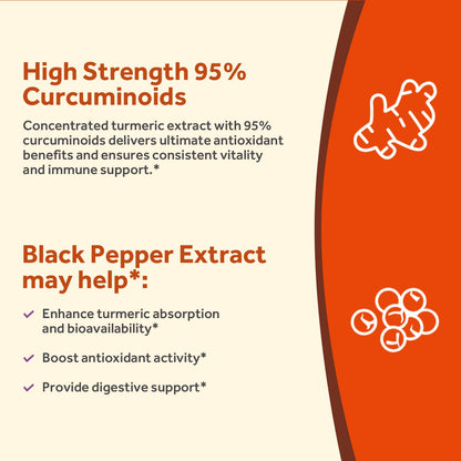 Doctor's Recipes Turmeric Curcumin 12,000 mg | High Potency with Black Pepper, 95% Curcuminoids – 60 Caps