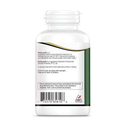 Moducare Daily Immune Support - Plant Sterols & Sterolins, 180 Vegetarian Capsules