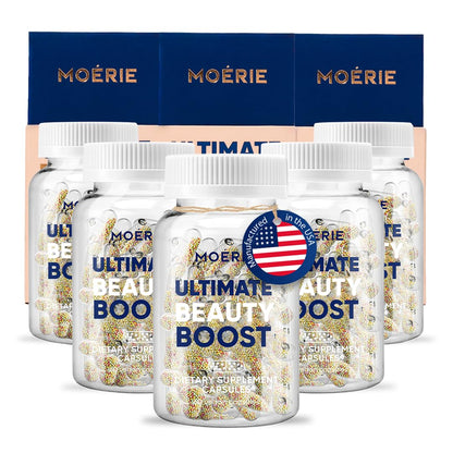Moerie Hair Growth Supplement for Women & Men | Biotin, Q10 & Minerals