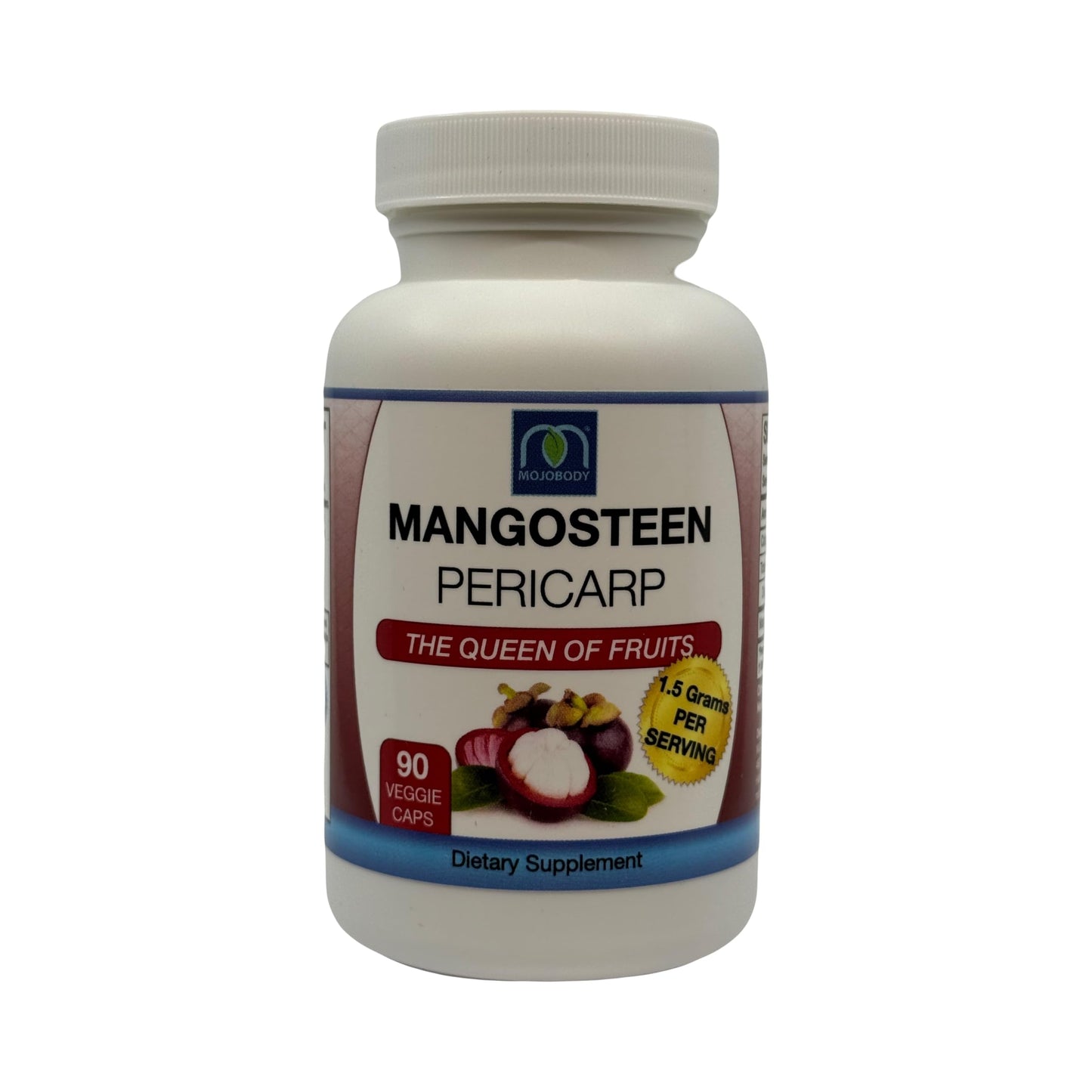 MOJObody Mangosteen Pericarp Capsules 2PK – Freeze-Dried, 90 Veggie Capsules, Xanthone Rich