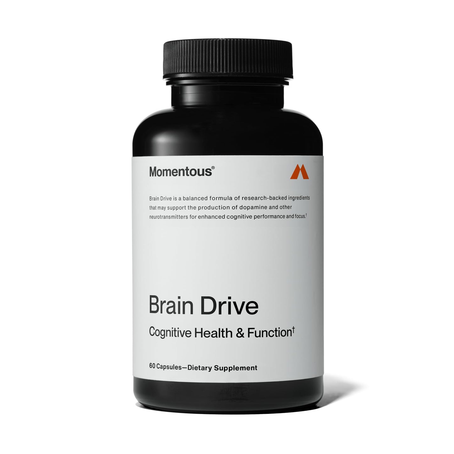 Momentous Brain Drive Nootropic Supplement | Focus & Memory Support | NSF Certified for Sport | 30 Servings