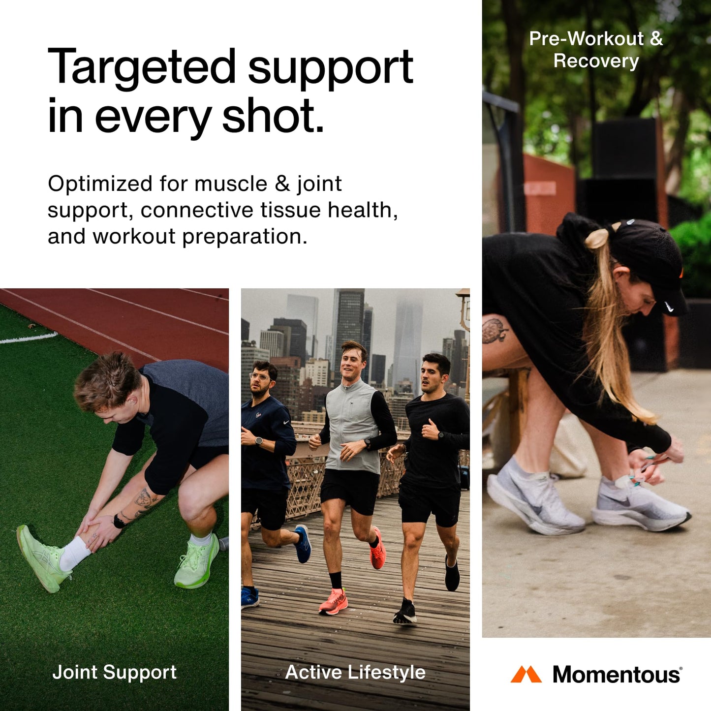 Momentous Collagen Shot - Hydrolyzed Collagen & Vitamin C | NSF Certified