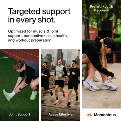 Momentous Collagen Shot - Hydrolyzed Collagen & Vitamin C | NSF Certified