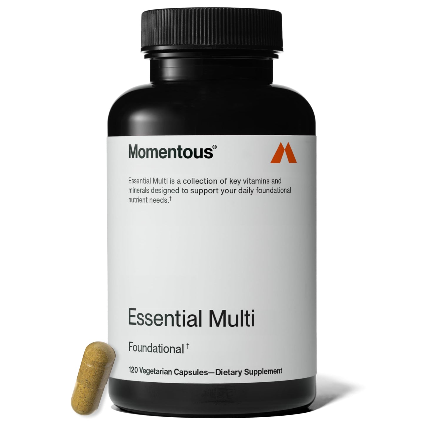 Momentous Essential Multivitamin for Women & Men | NSF Certified for Sport | GMO- & Gluten-Free | 30 Servings