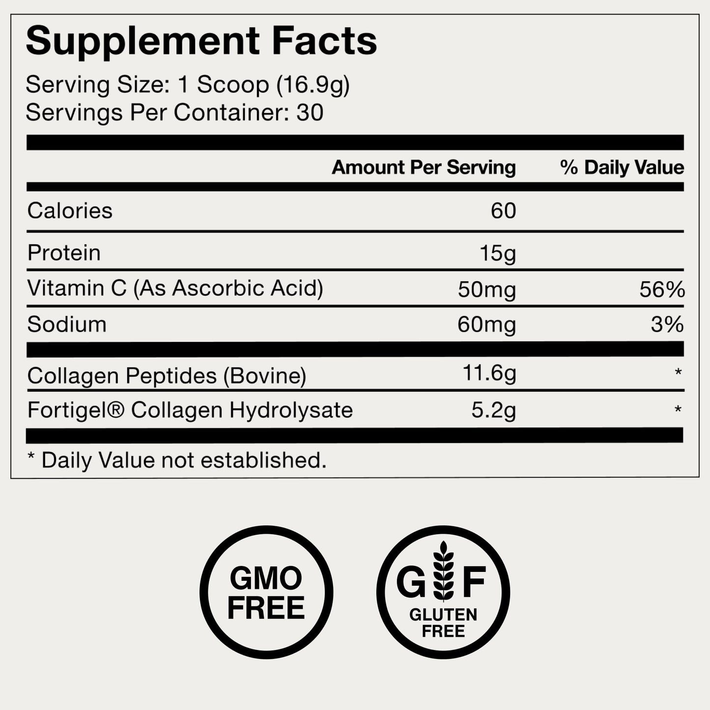 Momentous Grass-Fed Collagen Peptides Powder with Fortigel & Vitamin C – NSF Certified for Sport